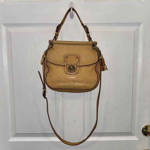 Coach Willis Legacy Leather Crossbody 19132 70th Anniversary Tan - Picture 2 of 13